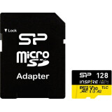 Atmiņas karte Silicon Power Inspire 128 GB microSDXC Black (SP128GBSTXLA2V1NSP)