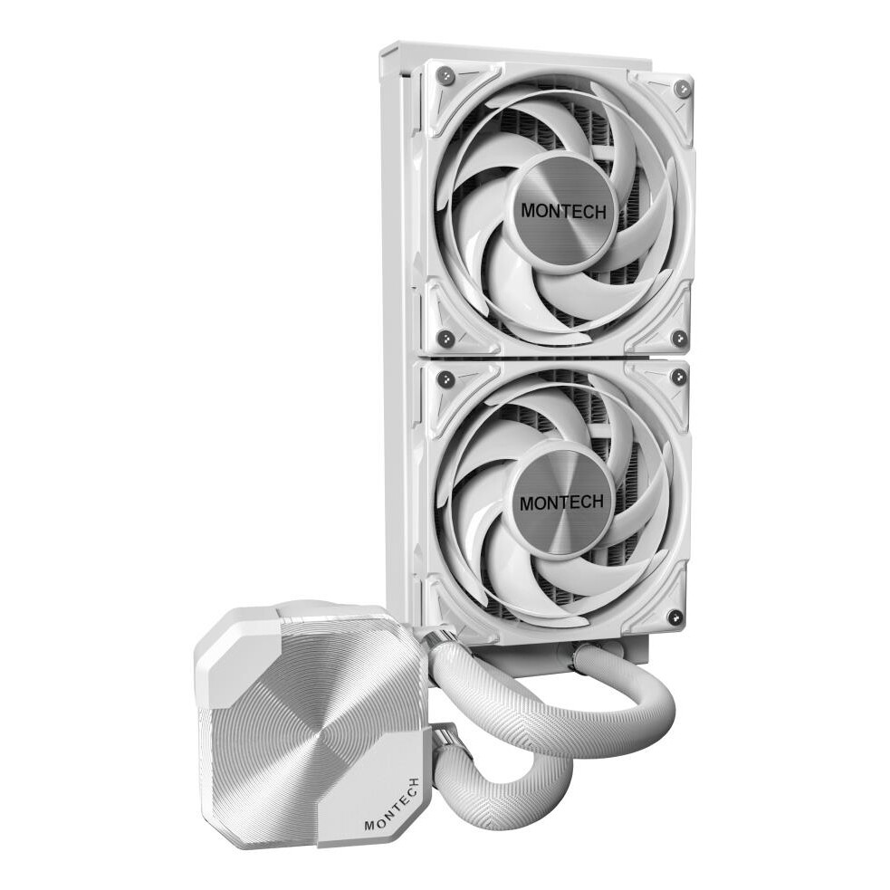Procesoru dzesētājs Montech HyperFlow Silent 240 White (HYPER FLOW SILENT 240 (W)) - foto 3