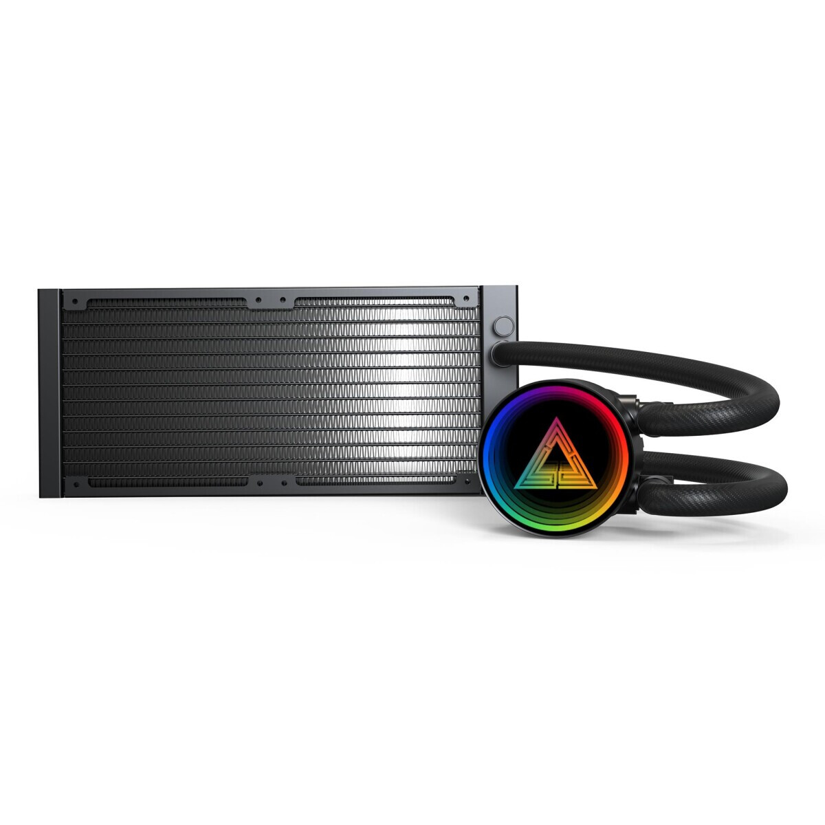 Procesoru dzesētājs Montech LightFlow ARGB 240 Black (LIGHTFLOW 240 ARGB (B)) - foto 2