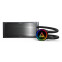 Procesoru dzesētājs Montech LightFlow ARGB 240 Black (LIGHTFLOW 240 ARGB (B)) - foto 2