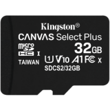 La carte mémoire 32Gb MicroSD Kingston Canvas Select Plus (SDCS2/32GBSP)