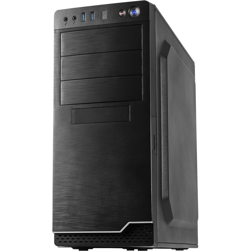 Datoru korpuss Inter-Tech IT-5916 INCL. SL-500 Midi Tower Black (88881316) - foto 3