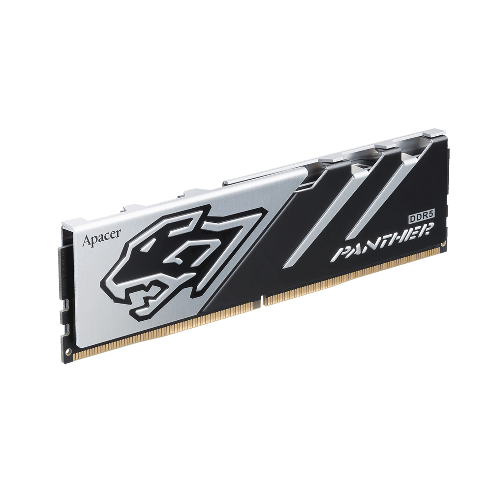 Operatīvā atmiņa Apacer Panther 5200MHz 32GB 2x16GB DIMM DDR5 Memory Kit Black/Silver (AH5U32G52C5227BAA-2) - foto 2