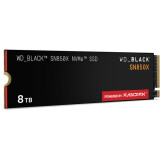 Disque SSD WD_BLACK SN850X Gaming 8TB Black (WDBB9G0080BNC-WRSN)
