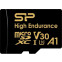 Atmiņas karte SILICON POWER MICROSDXC HIGH ENDURANCE 256GB V30 + ADAPTER (SP256GBSTXDV3V1HSP)