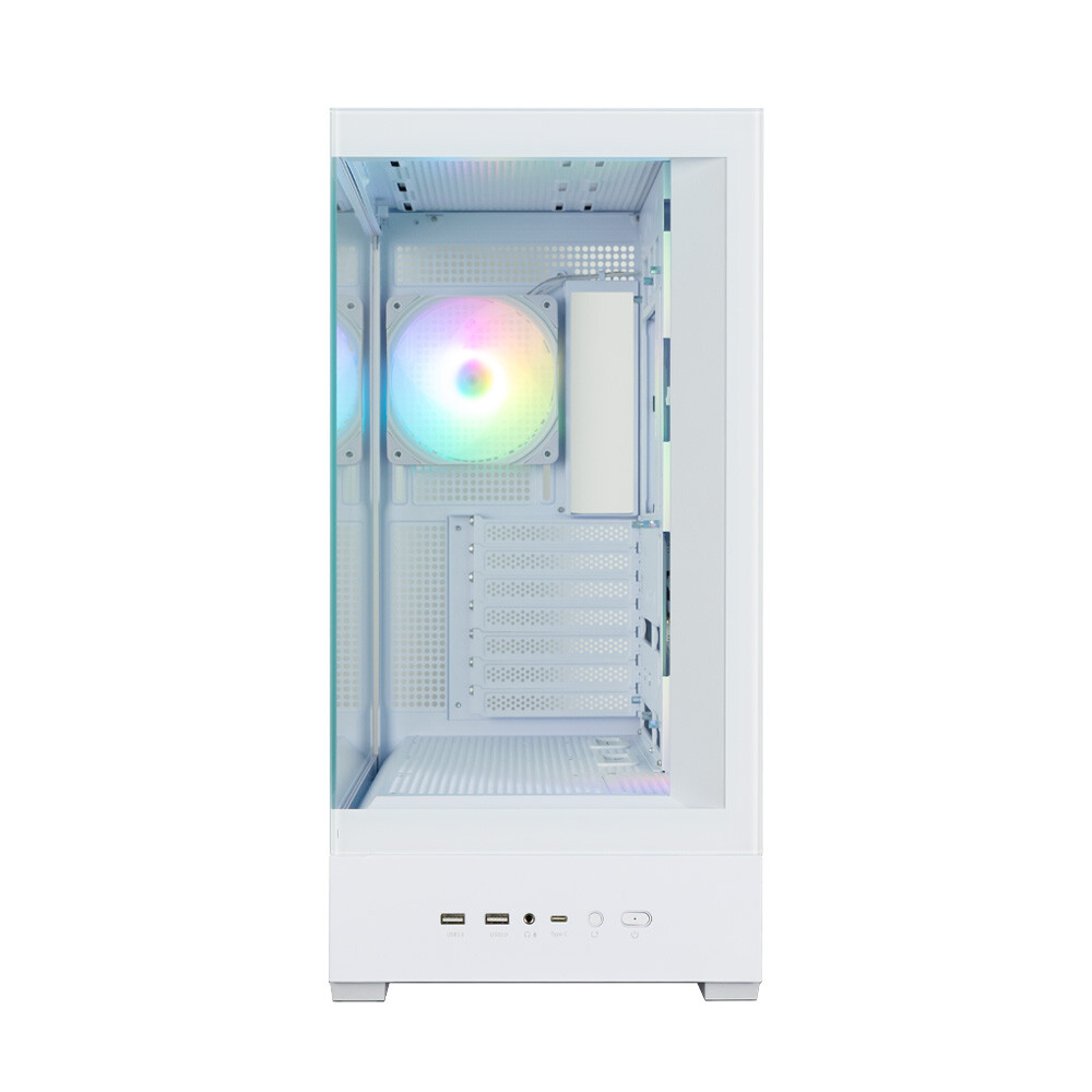 Datoru korpuss Zalman P40 DS Mid-Tower White (8070281000200) - foto 3