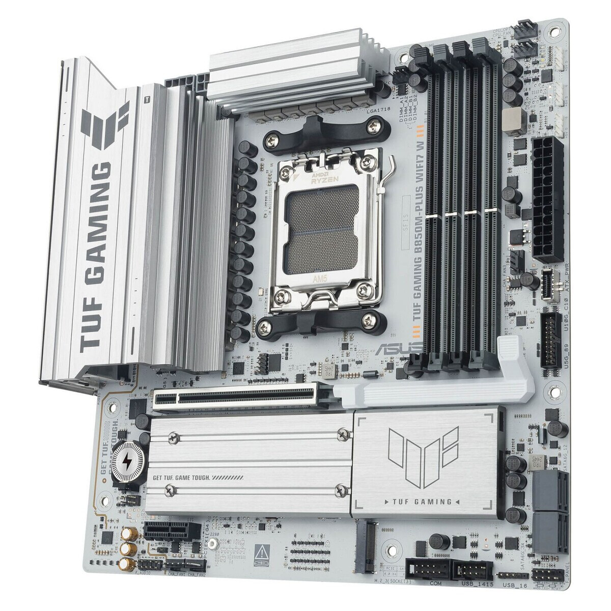 Pamatplate Asus B850 TUF GAMING B850M-PLUS WIFI7 W White (90MB1MD0-M0EAY0) - foto 4