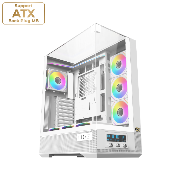 Datoru korpuss Xigmatek Vision Pro White (EN45172)