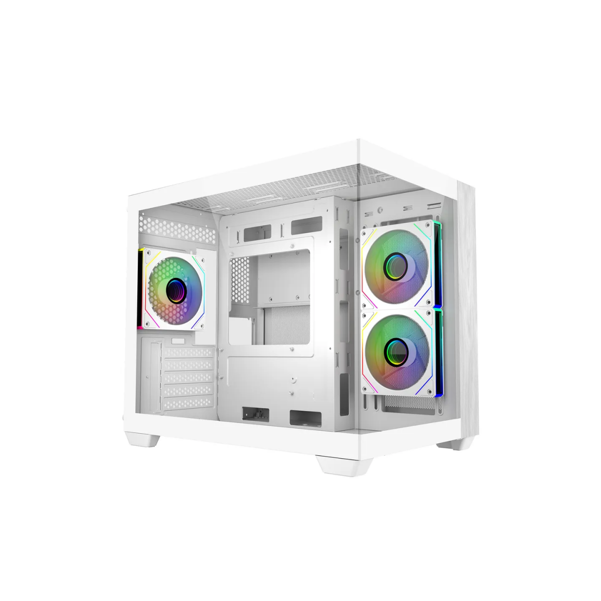 Boitiers PC Cooler Master Elite 481 Wood White (E481-WHNN-S00)