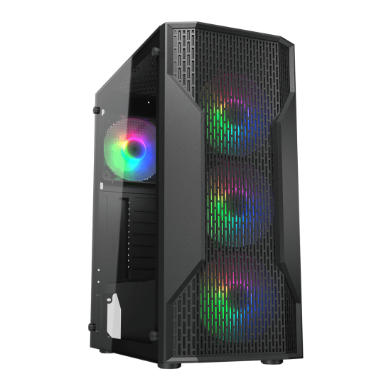 Datoru korpuss Cougar MX110 Black (CGR-2BD2B-RGB)