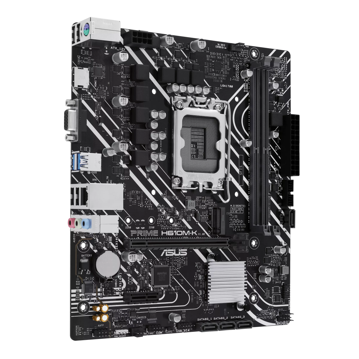 Carte mère Asus Prime H610M-K DDR5 (90MB1GA0-M0EAY0) - photo 2