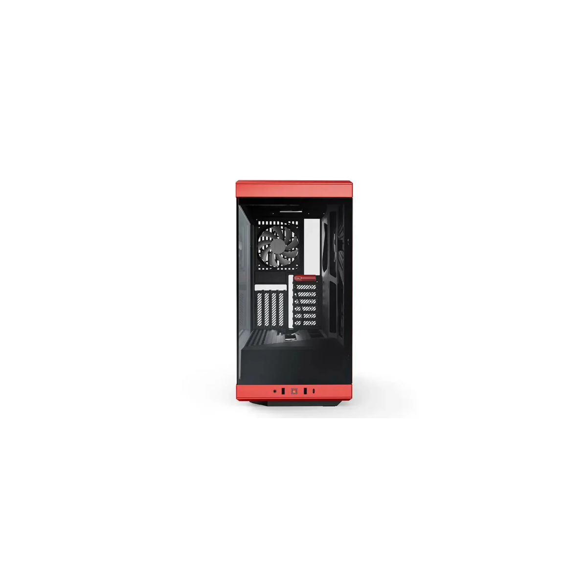 Datoru korpuss Hyte Y40 Black/Red Mid-Tower (CS-HYTE-Y40-B) - CS-HYTE-Y40-BR - foto 2