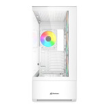 Boitiers PC Sharkoon AK6 RGB Midi Tower White (4044951041701)