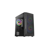 Datoru korpuss AeroCool Trinity Mini-G-BK-V2 Mini Tower Black (ACCS-PV32033.11)