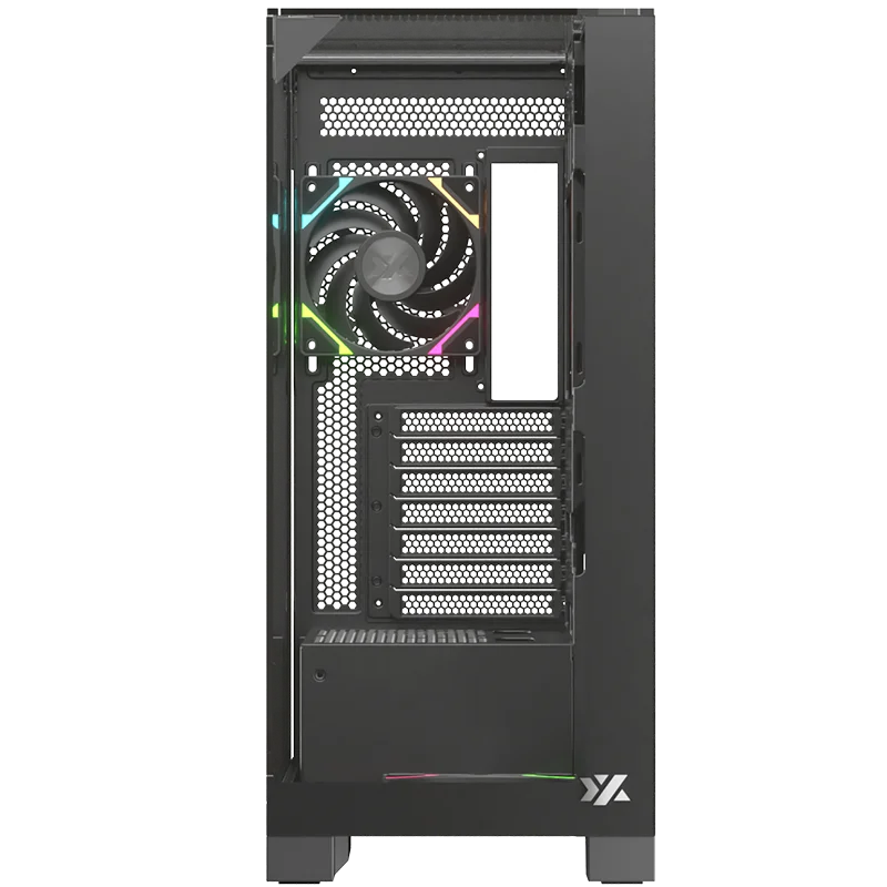 Boitiers PC XYZ Trifecta Mid‑Tower Black (X-CS-TRIFECTA-B) - photo 3