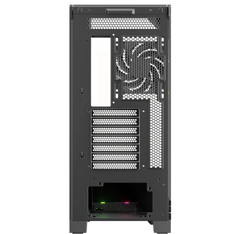 Boitiers PC XYZ Trifecta Mid‑Tower Black (X-CS-TRIFECTA-B) - photo 4
