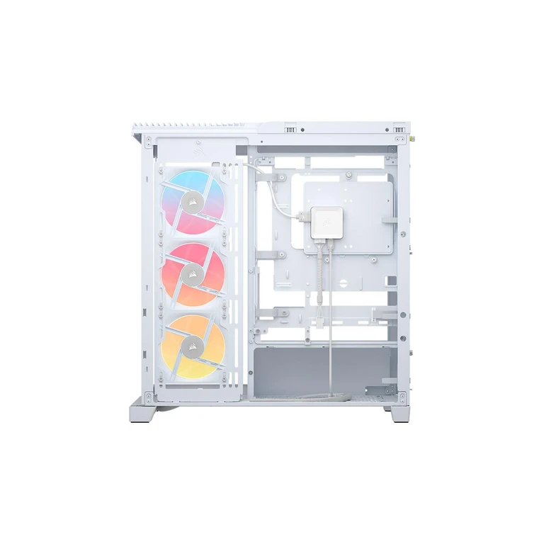 Datoru korpuss Corsair Frame 4500X LX-R iCue Link Panoramic Mid Tower White (CC-9011317-WW) - foto 7