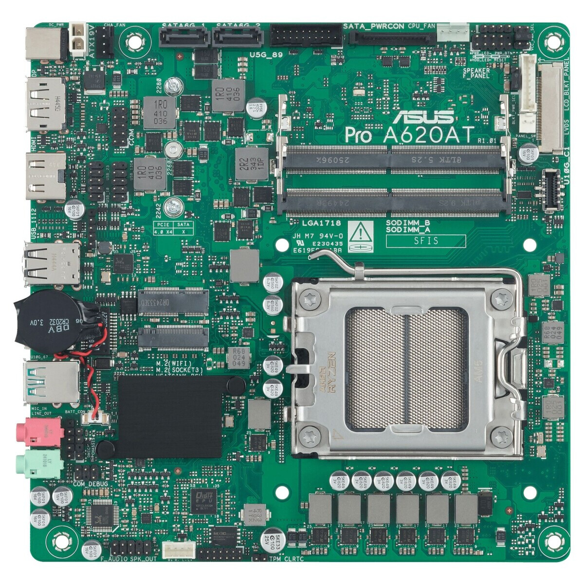 Pamatplate ASUS A620A PRO A620AT-CSM Green (90MB1L5M-M0EAYC) - foto 4