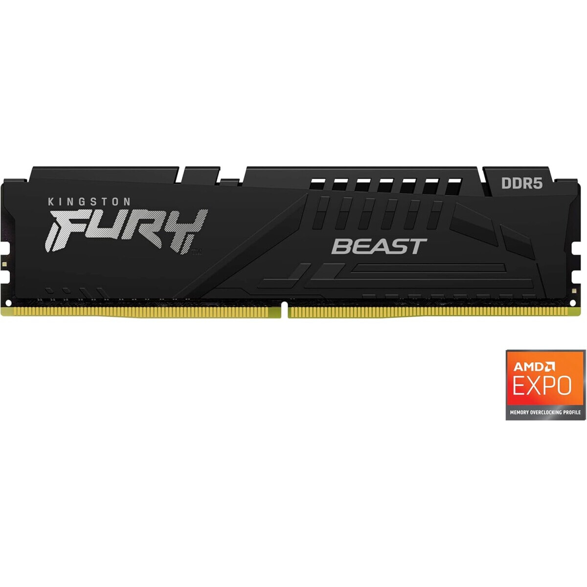 Operatīvā atmiņa RAM Kingston Fury Beast 32GB 2x16GB DIMM DDR5 Memory Kit 5600MHz CL36 Black (KF556C36BBEK2-32) - foto 2