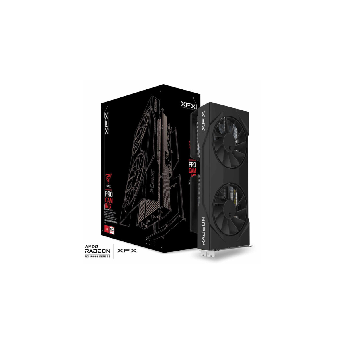 Karta graf.XFX Swift AMD Radeon RX 9060 8GB Black (RX-96SWFT8BC)