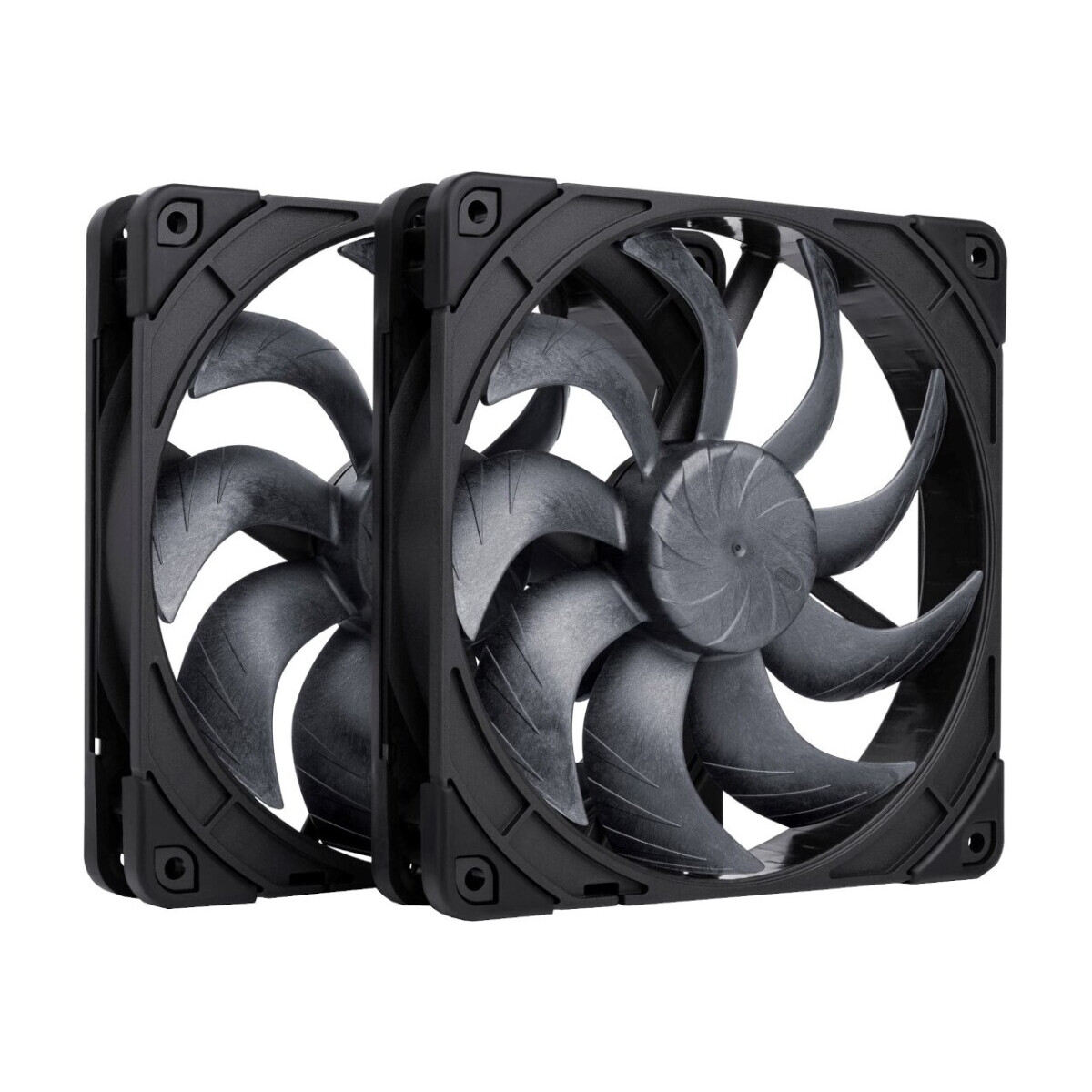 Korpusa dzesētājs Noctua 140mm NF-A14x25 G2 PWM Sx2 PP chromax.black edition - dual fan set Black - NF-A14x25 G2 PWM Sx2-PP chromax