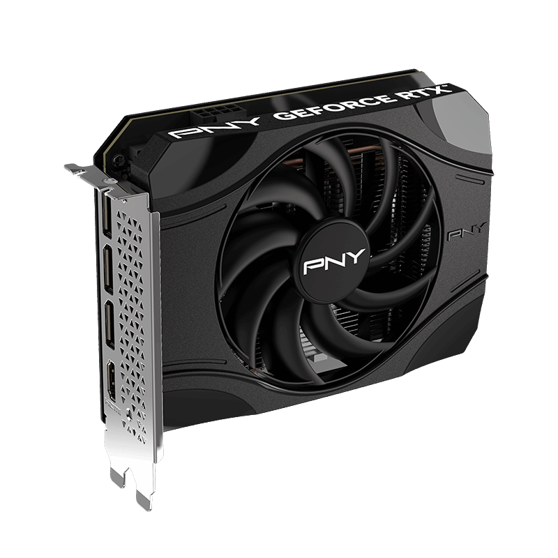 Videokarte PNY GeForce RTX 5050 Single Fan 8GB GDDR6 Black (VCG50508SFXPB1) - foto 6
