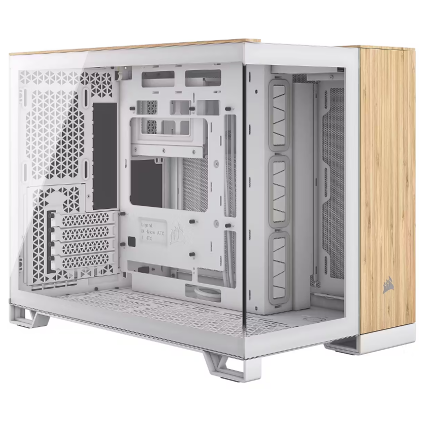 Datoru korpuss Corsair CC-9011288-WW Midi Tower Bamboo White