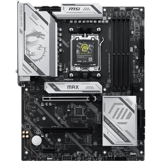 Pamatplate MSI X870E Gaming MAX WIFI Black (7E86-001R) - foto 4