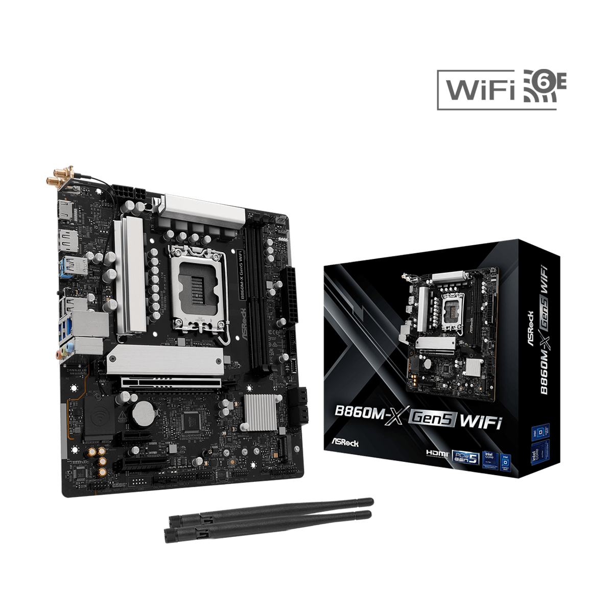 Pamatplate ASRock B860M-X GEN5 WIFI Black