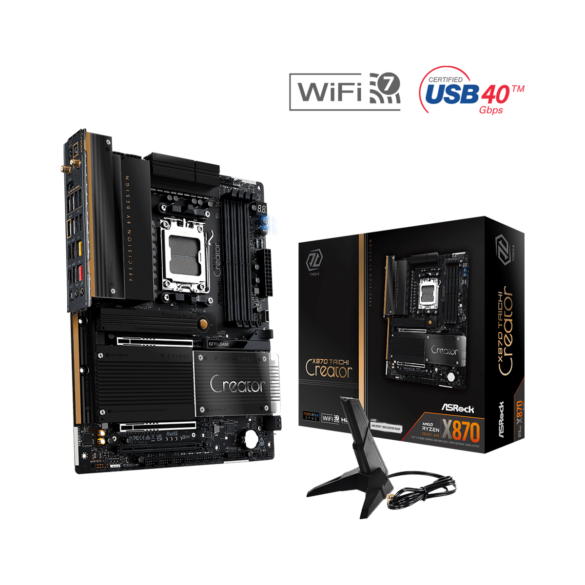 Pamatplate Asrock X870 TAICHI CREATOR - foto 2