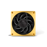 Korpusa dzesētājs Alphacool Apex Stealth Metal Power 12cm Gold (13856)