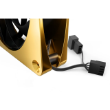 Korpusa dzesētājs Alphacool Apex Stealth Metal Power 12cm Gold (13856)