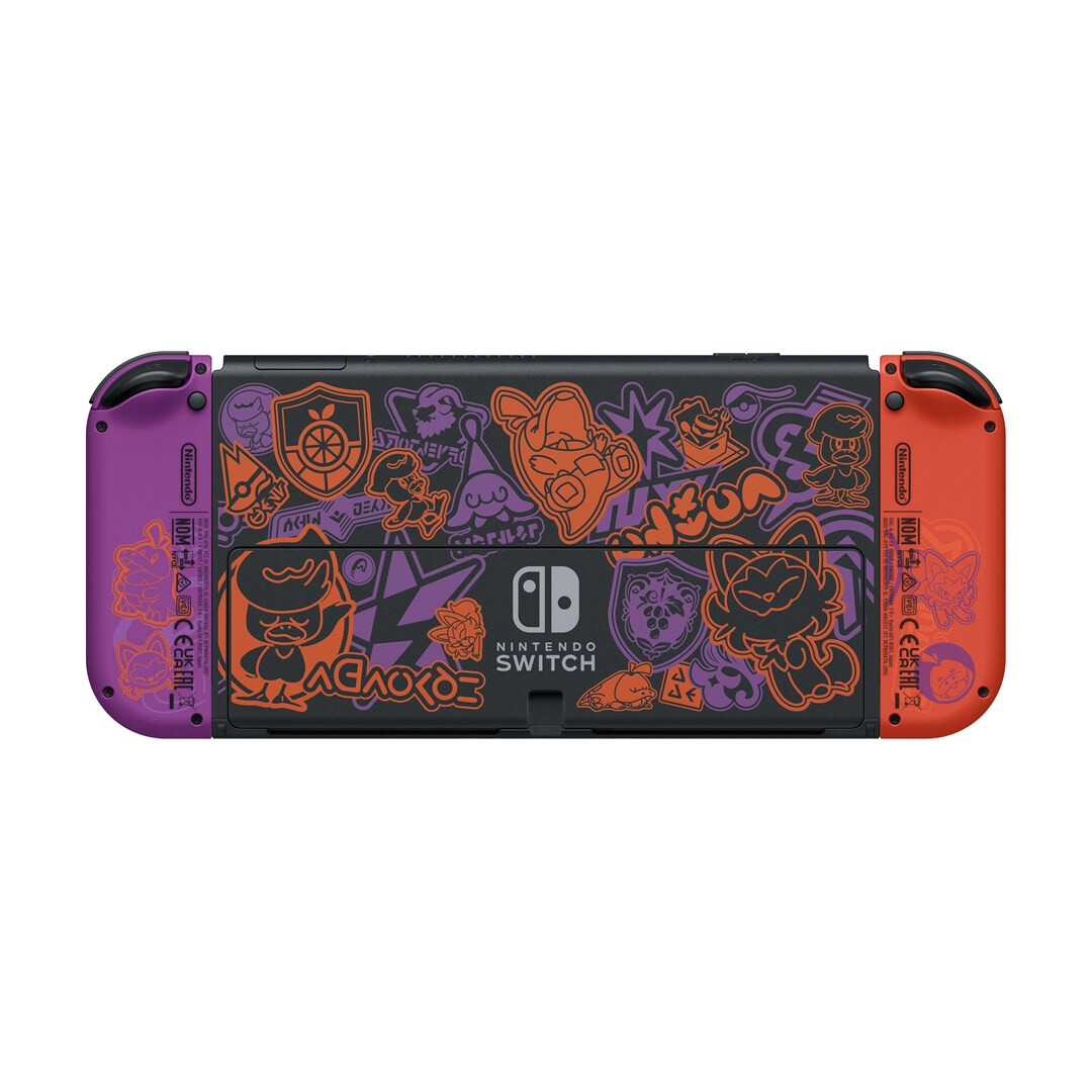 Nintendo Switch spēļu konsole Nintendo Switch Oled Pokémon Scarlet & Violet Edition 64GB - 045496597399 - foto 2