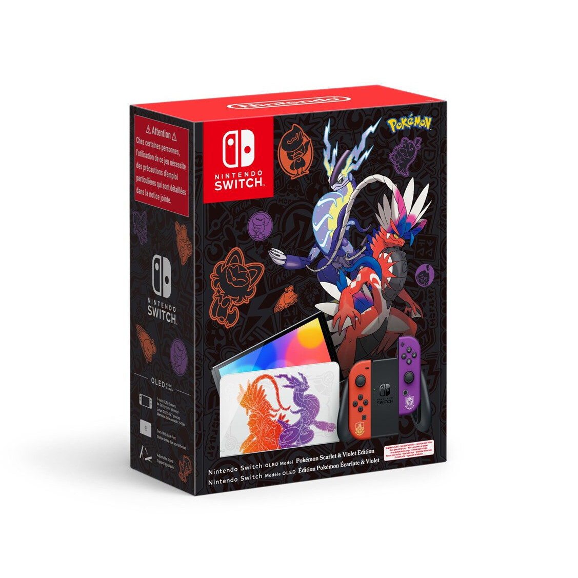 Nintendo Switch spēļu konsole Nintendo Switch Oled Pokémon Scarlet & Violet Edition 64GB - 045496597399 - foto 3