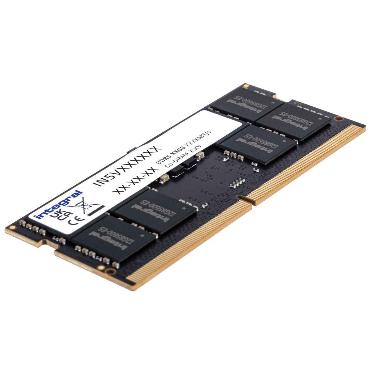 La mémoire vive Integral 8GB 4800Mhz DDR5 CL40 (IN5V8GNHWBX)