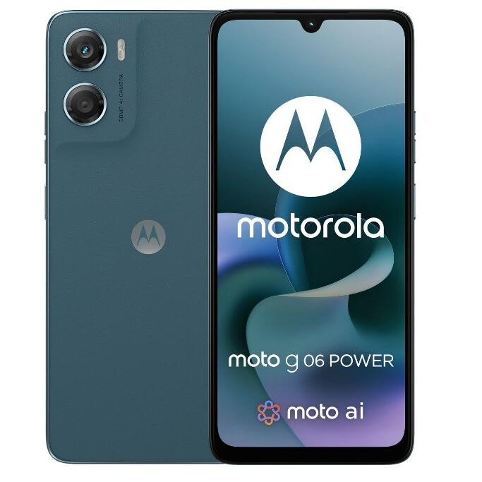Mobilais tālrunis Motorola moto G06 4/64GB Blue g06 power (XT2535-13) - 840493607665