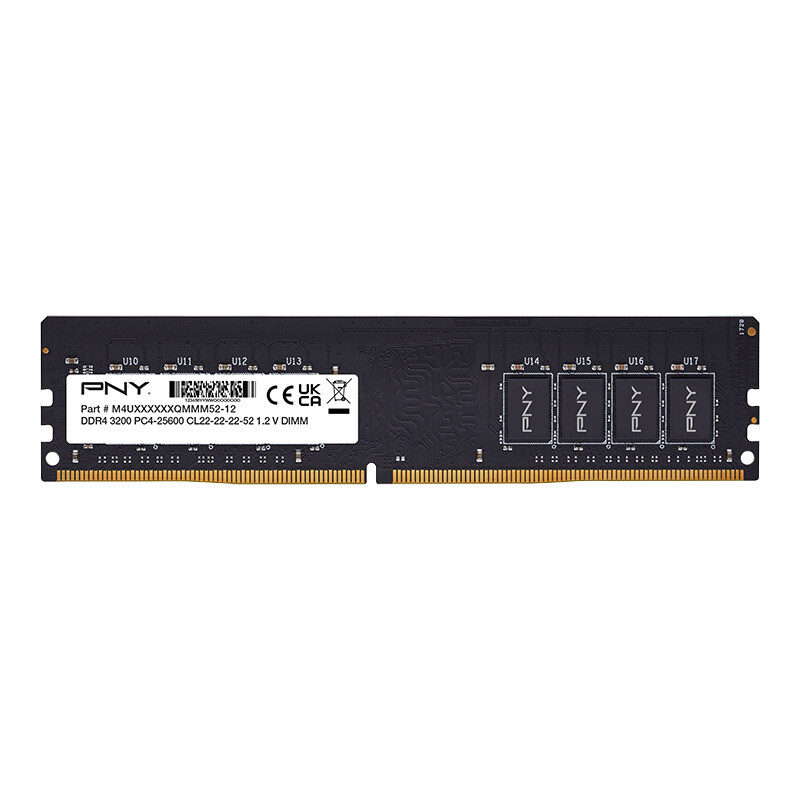Operatīvā atmiņa PNY DDR4 16 GB 3200MHz CL22 Black (MD16GSD43200-SB) - foto 2