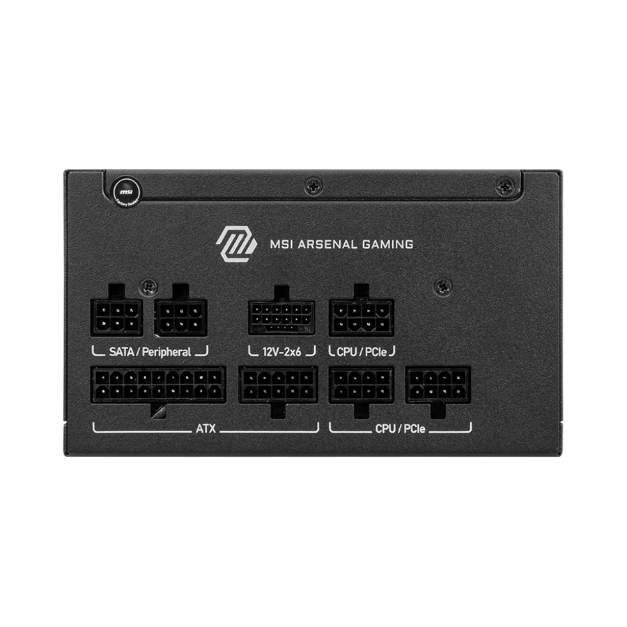 Barošanas bloks MSI MAG  A650GLS 650W Black (306-7ZPHY11-HD8) - foto 2