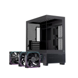 Datoru korpuss Einarex SM501D Micro Tower Black (EXCS-SM-51DR-B)