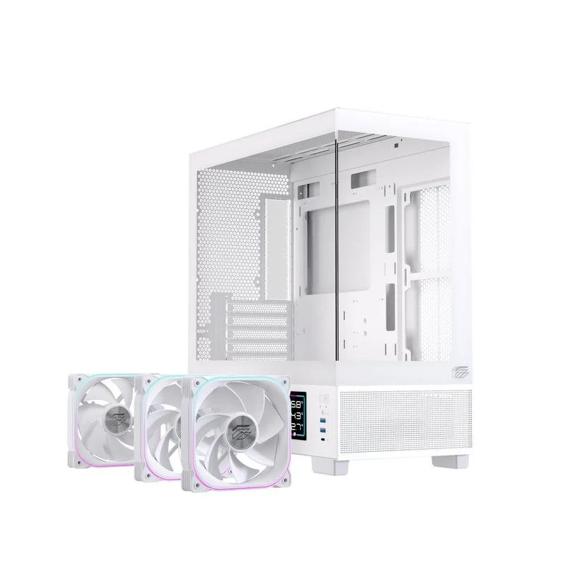 Datoru korpuss Einarex SM501D Micro Tower White (EXCS-SM-51DR-W)