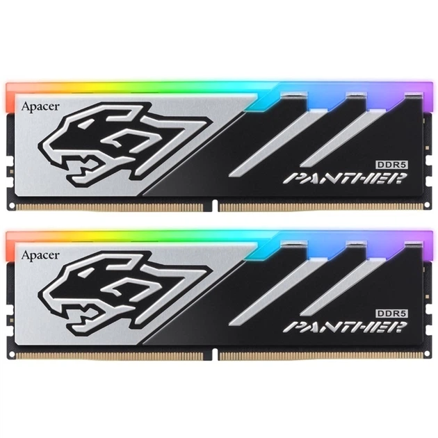 Mémoire vive Apacer Panther 32Gb (2x16Gb) DDR5 RGB 5600MHz (AH5U32G56C5229BAA-2)