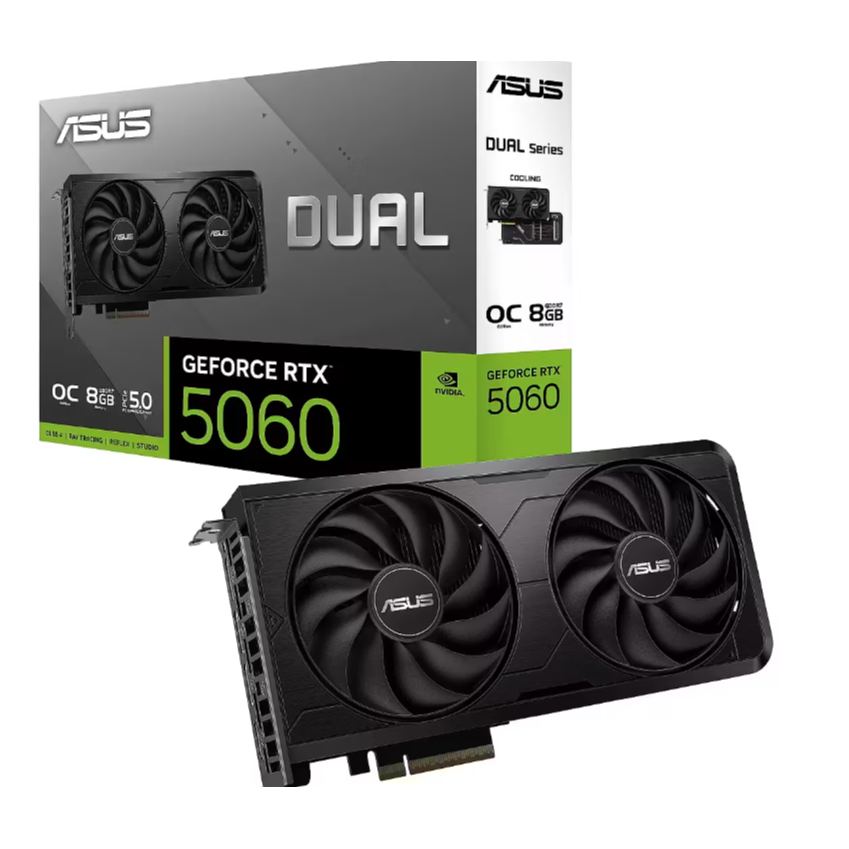 ASUS DUAL RTX 5060 EVO OC 8GB Black (90YV0NS0-M0NB00)