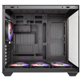 Datoru korpuss Antec CX800 Wood RGB Black (0-761345-10137-0)