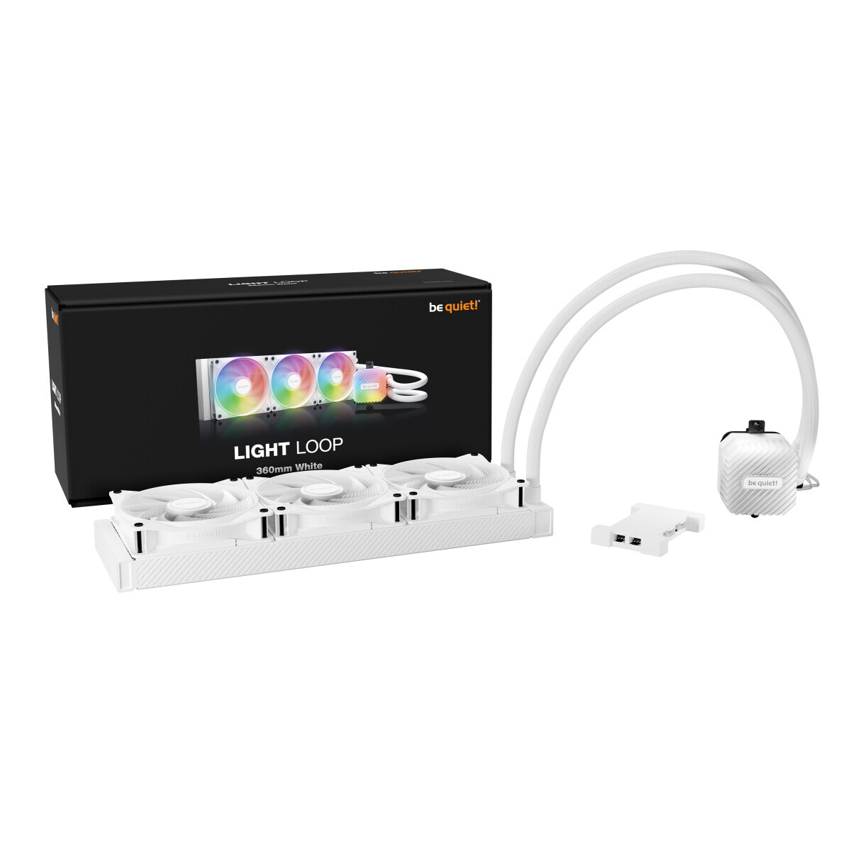Ūdens dzesētājs be quiet Light Loop RGB White (BW023) - foto 4