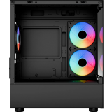 Datoru korpuss AeroCool Viewport Mini-G-BK-v4 Mini Tower Black (ACCM-ES09533.11)