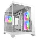 Datoru korpuss COUGAR FV150 Mini Tower White (CGR-2QA6W-RGB)