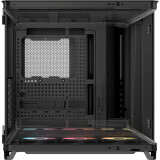 Datoru korpuss Corsair AIR 5400 LX-R RGB iCUE LINK Midi Tower Black (CC-9011320-WW)