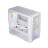 Boitiers PC 1stPlayer AU6 ARGB Micro ATX White (AU6-WH-2FA7-14-W-2FA7R-W-1FA7-)