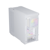 Boitiers PC 1stPlayer AU6 ARGB Micro ATX White (AU6-WH-2FA7-14-W-2FA7R-W-1FA7-)