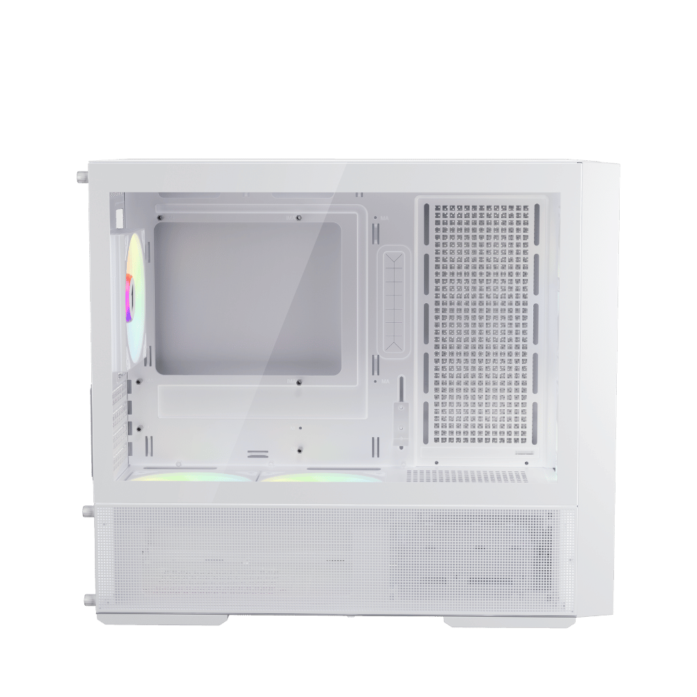 Boitiers PC 1stPlayer AU6 ARGB Micro ATX White (AU6-WH-2FA7-14-W-2FA7R-W-1FA7-) - photo 4